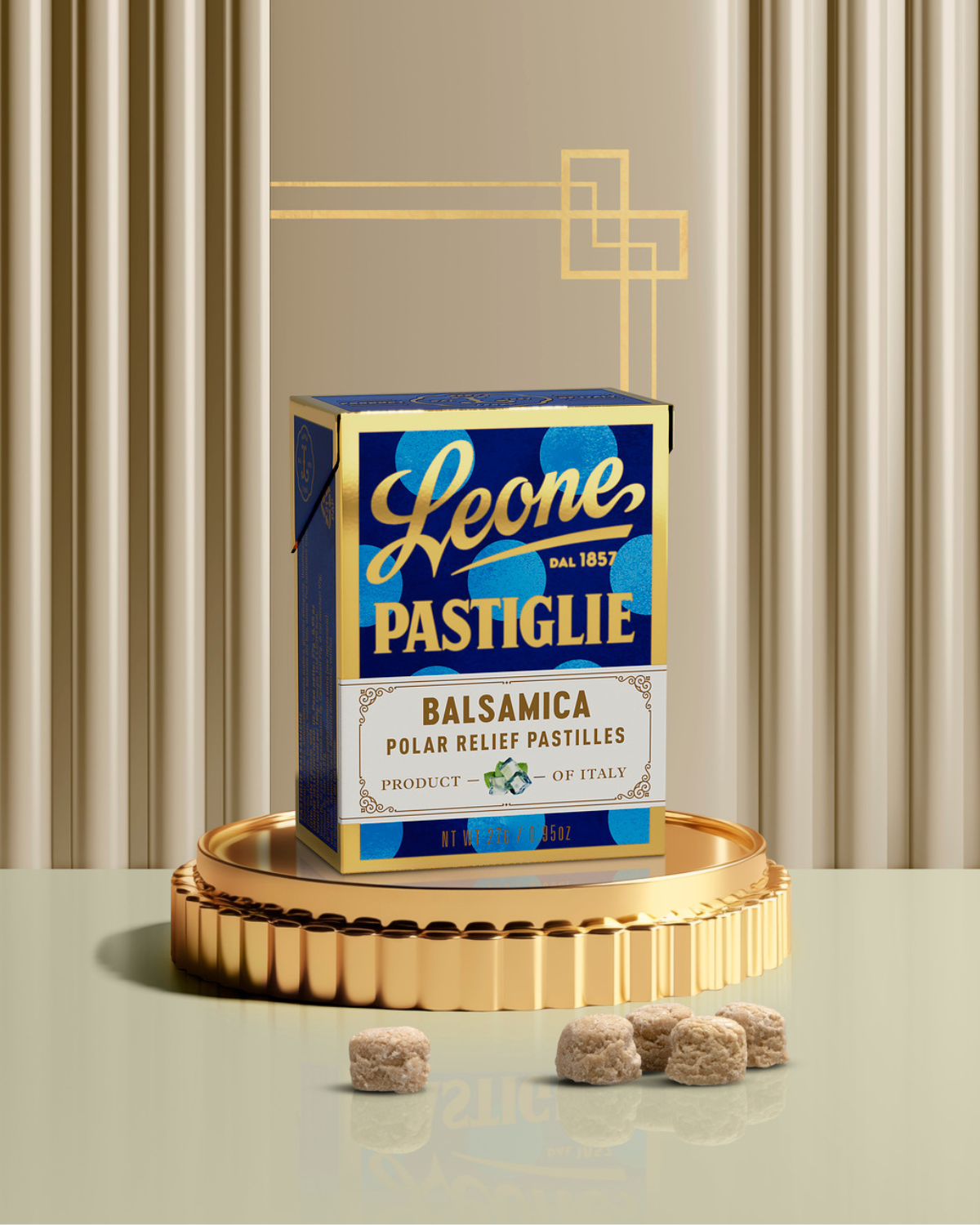 Mini espositore 18 scatolette Pastiglie Balsamica 27g