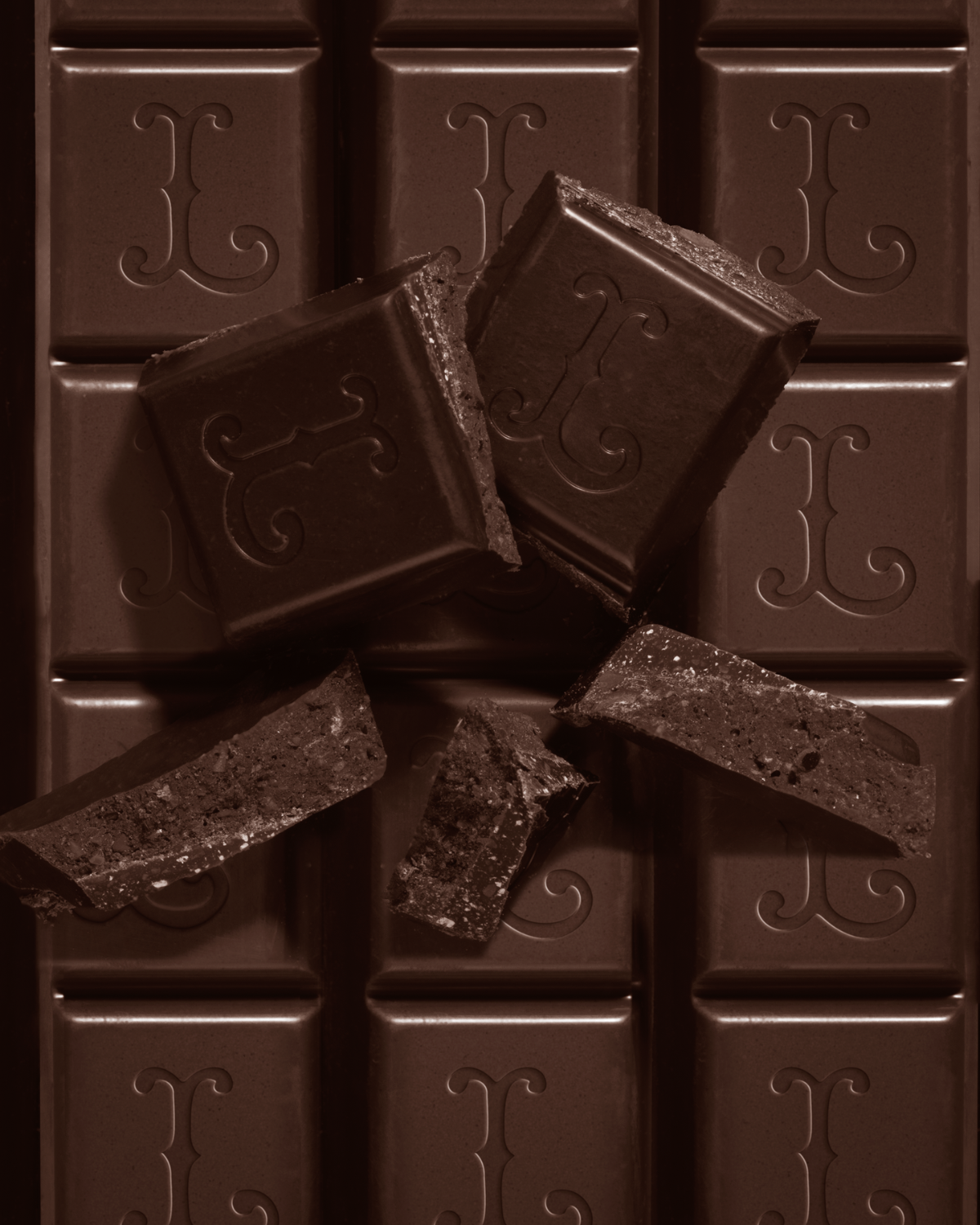 Espositore 24 Barrette Cioccolato Grezzo assortite