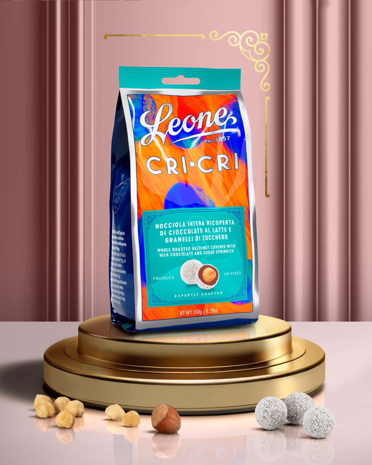 6 Sacchetti Cri Cri Latte 150 gr