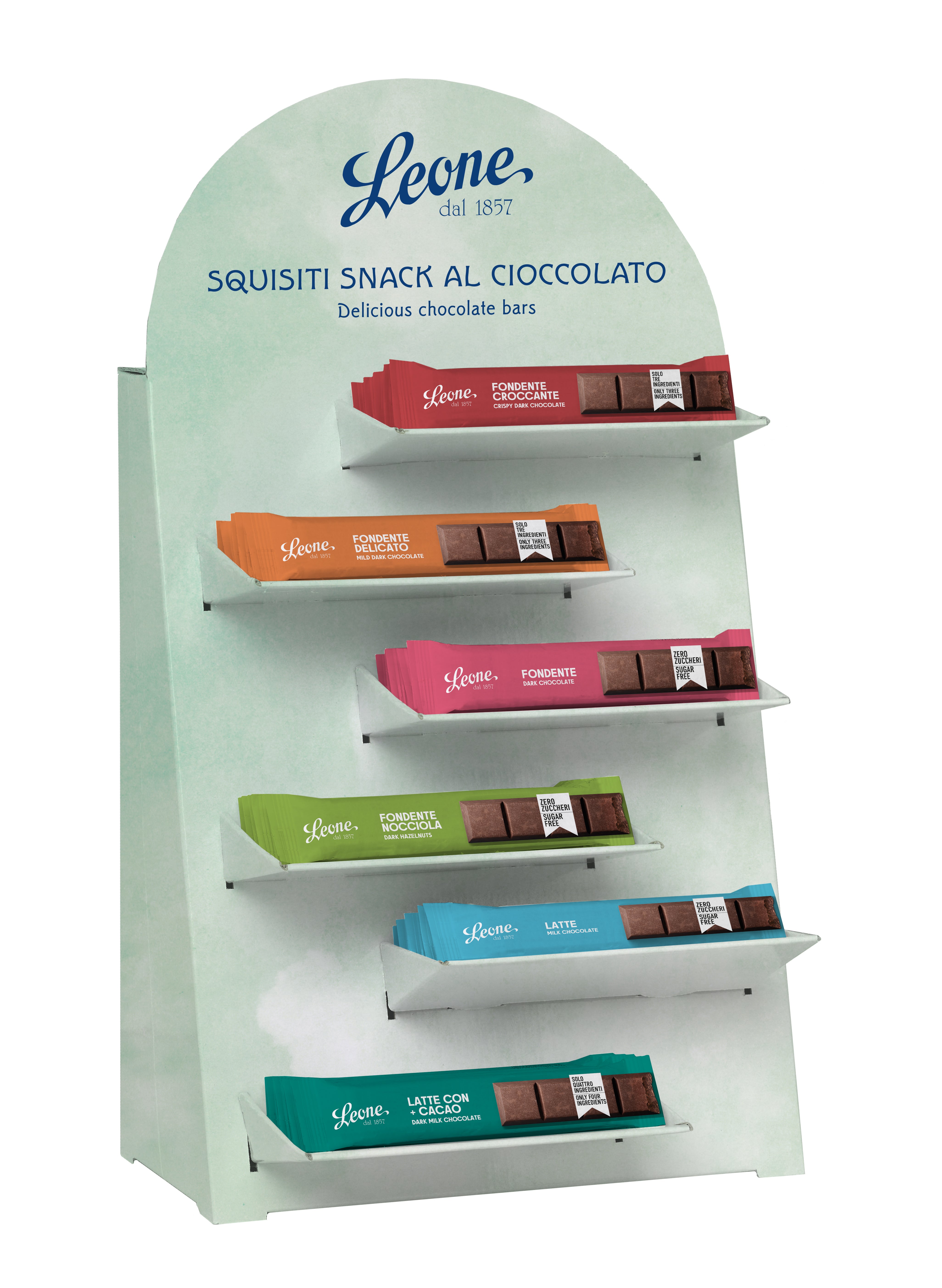 Espositore 36 Barrette Snack Cioccolato assortite