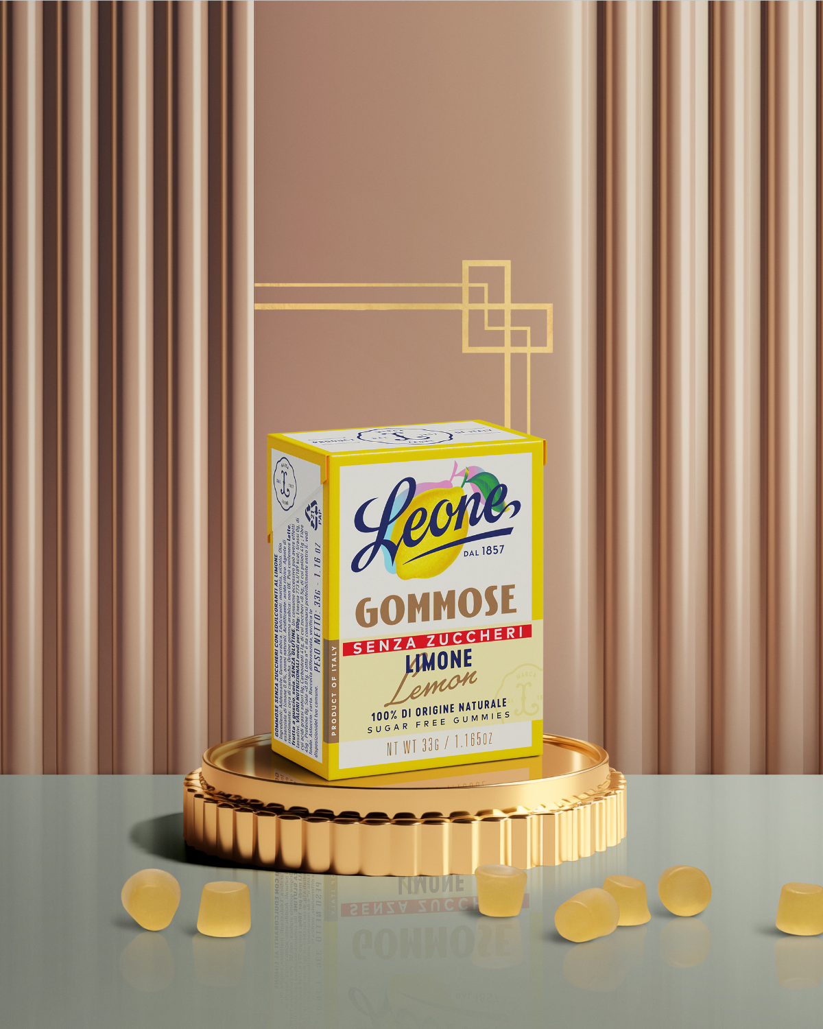 Scatoletta Gommose Limone Senza Zuccheri