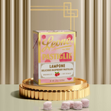 Mini espositore 18 scatolette Pastiglie Lampone 27g