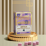 Mini espositore 18 scatolette Pastiglie Mirtillo 27g