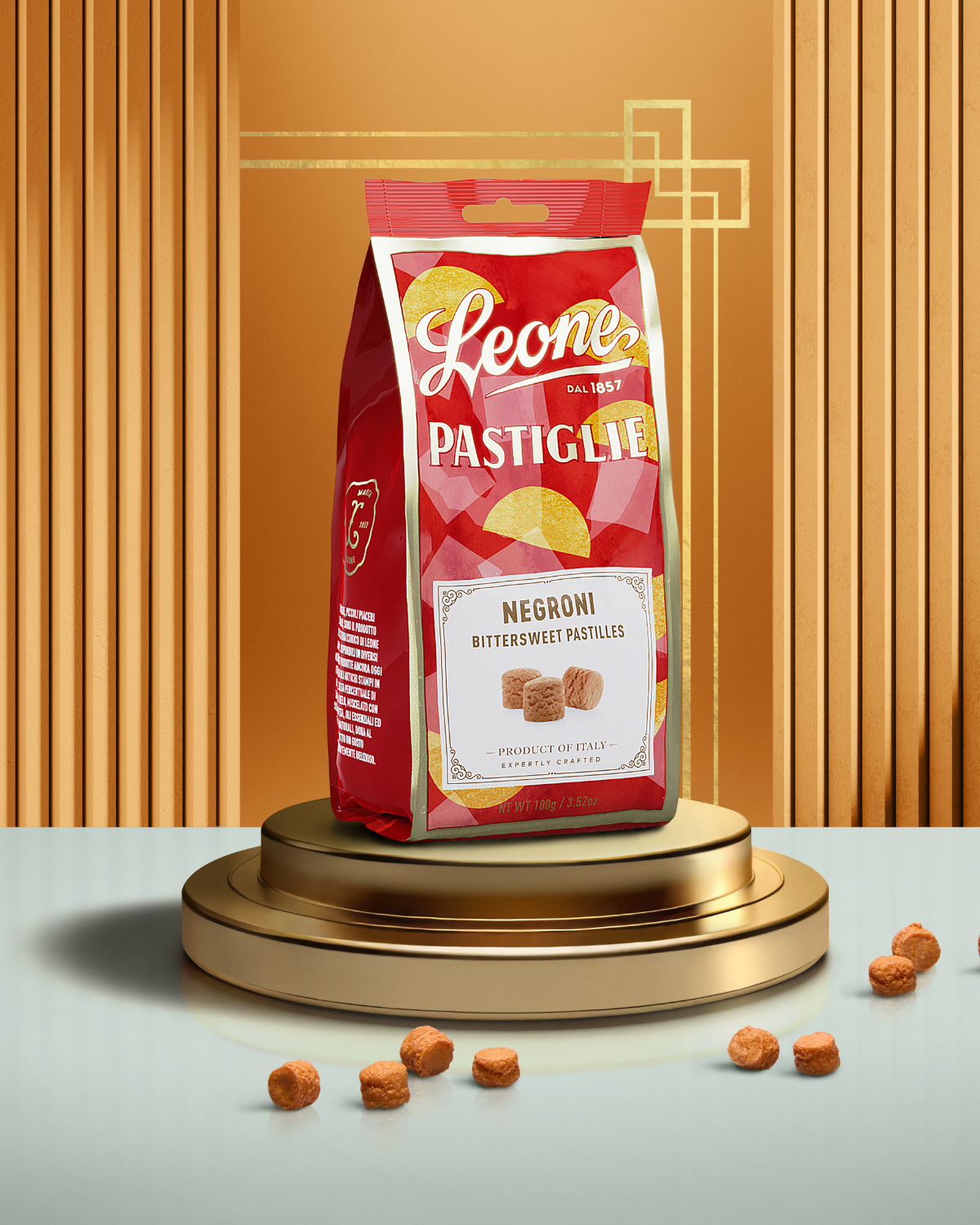 Sacchetto di Pastiglie al Negroni da condividere