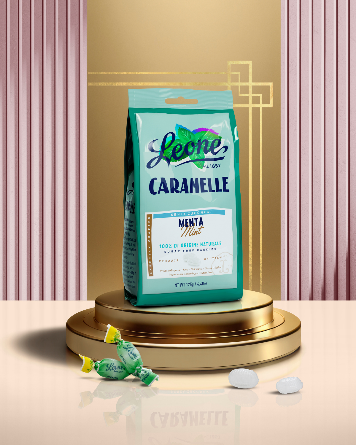 Sacchetto Caramelle Menta Senza Zuccheri