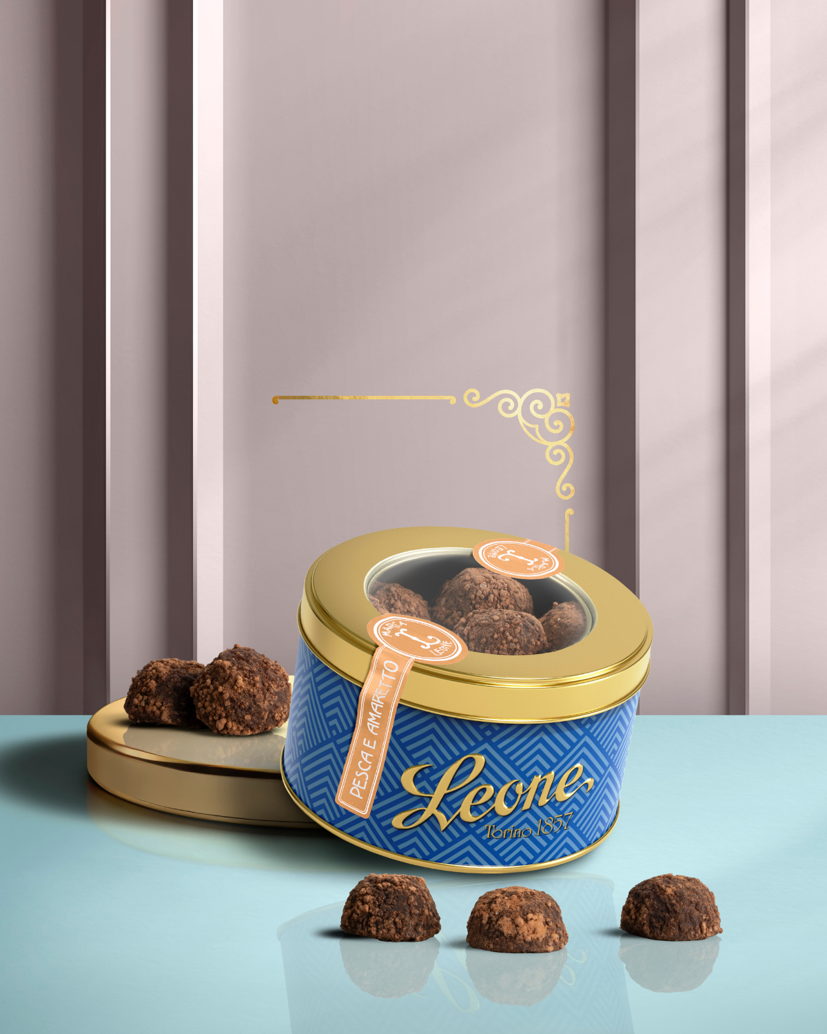 Tondino Gelatine Gourmet Pesca e Amaretto