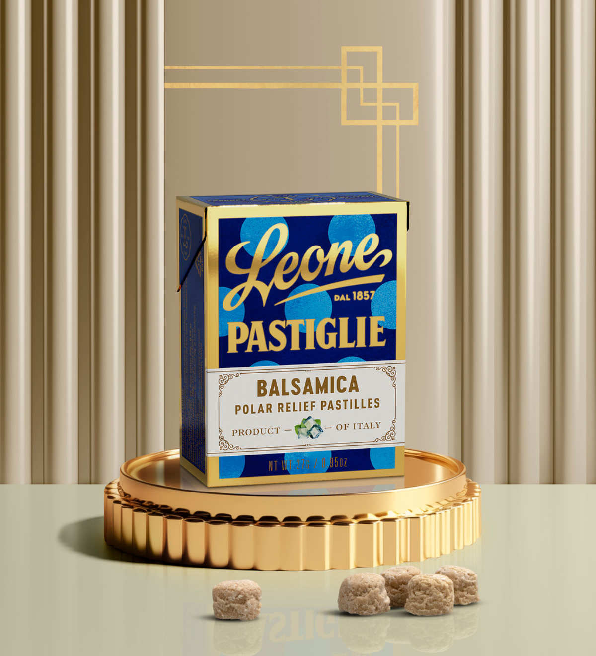 Mini espositore 18 scatolette Pastiglie Balsamica 27g