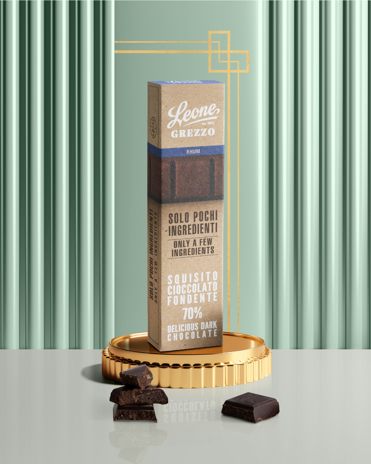 Barretta Cioccolato Grezzo al Rhum