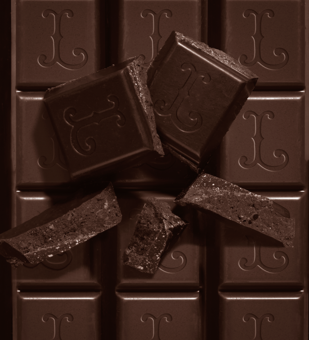 Espositore 24 Barrette Cioccolato Grezzo assortite