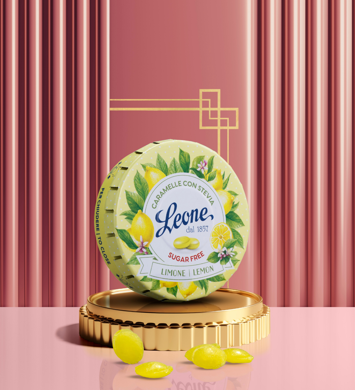 Caramelle Stevia Limone Senza Zuccheri
