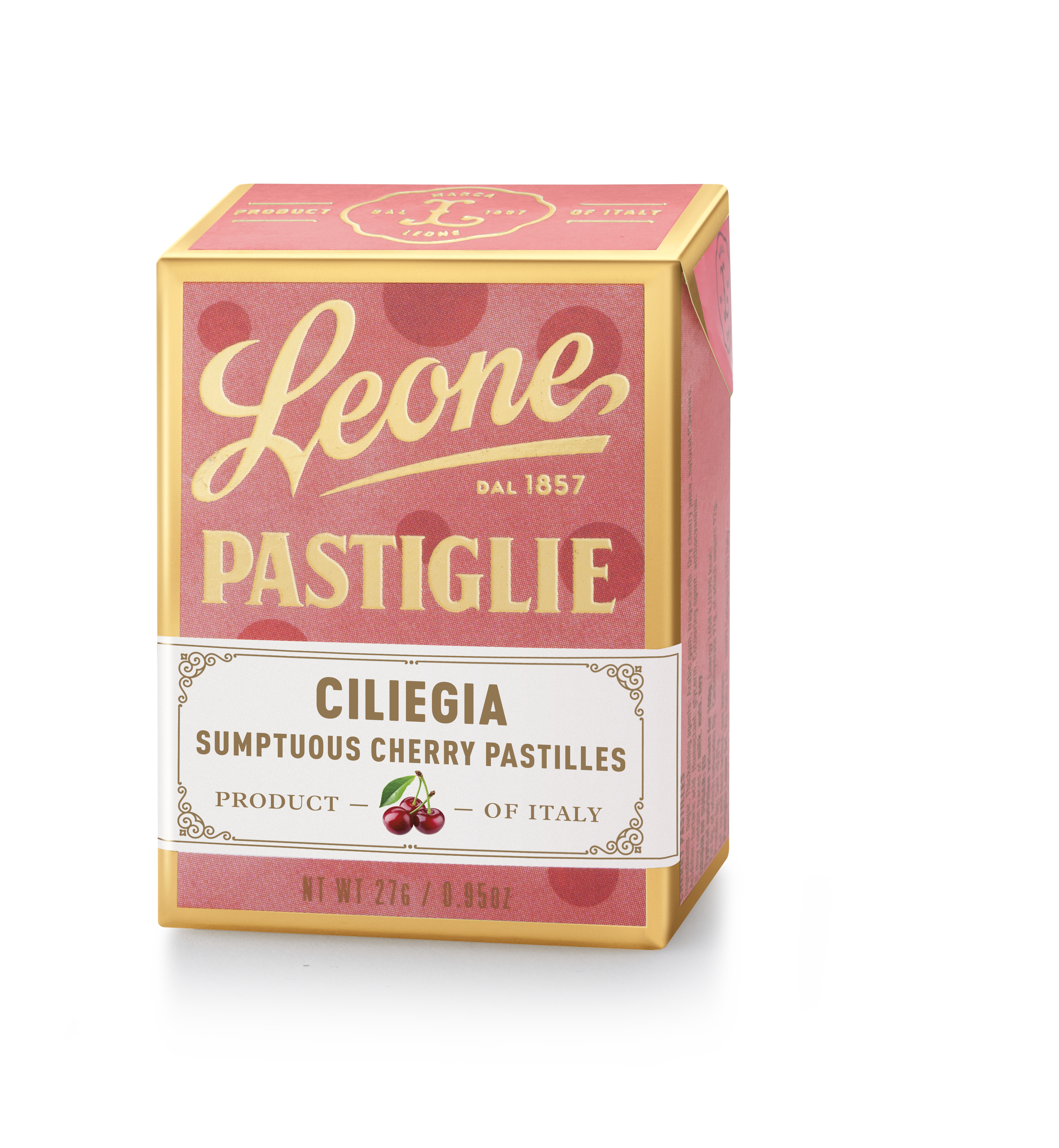Mini espositore 18 scatolette Pastiglie Ciliegia 27g