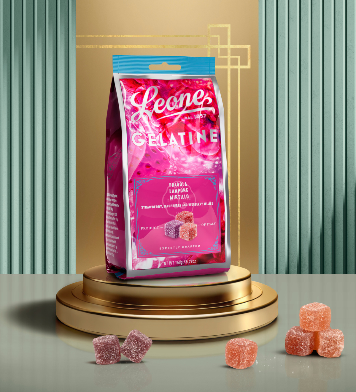 Sacchetto Gelatine Cubifrutta frutti di bosco