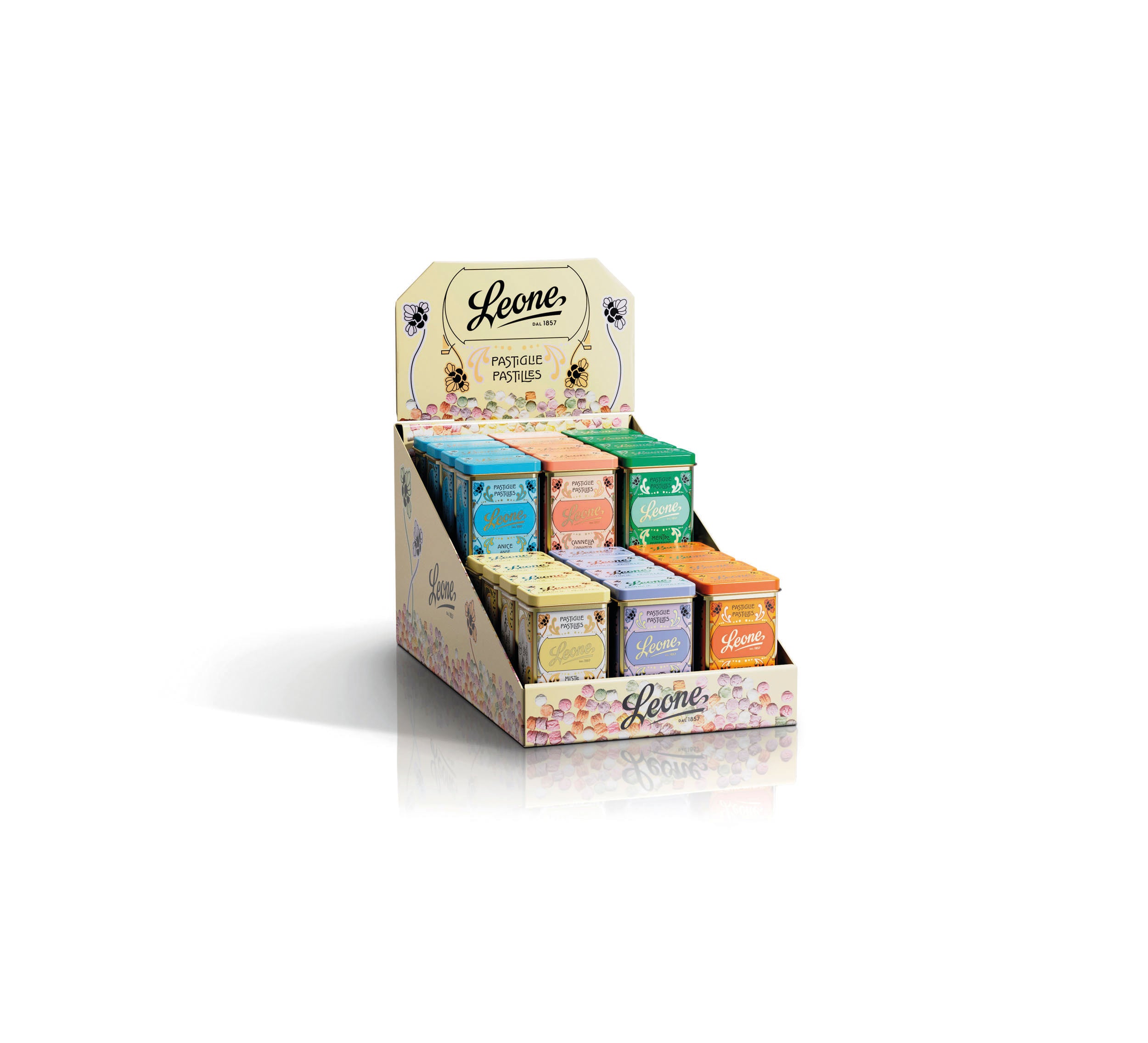 Espositore 24 lattine Pastiglie "Classiche" 30g