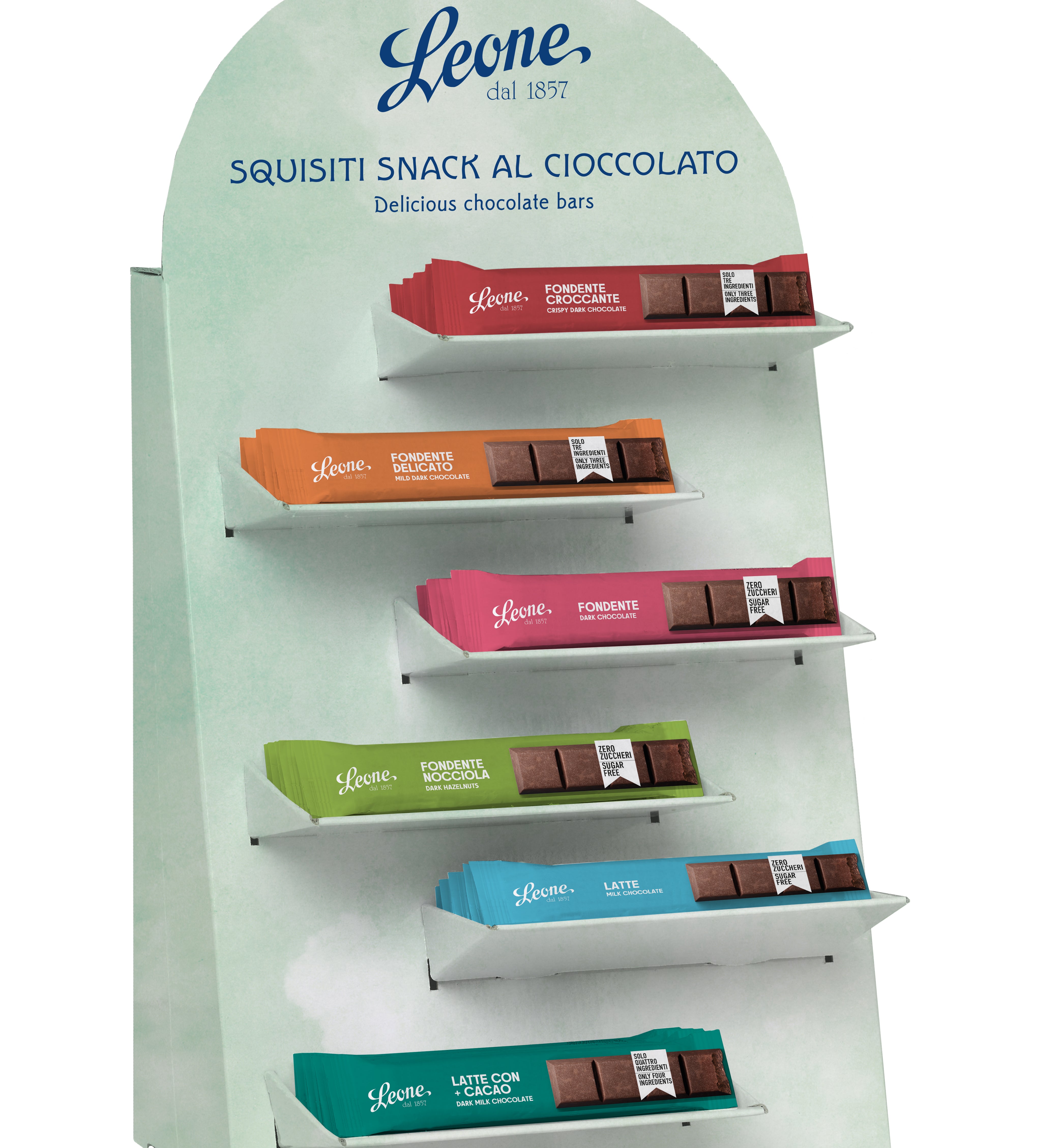 Espositore 36 Barrette Snack Cioccolato assortite