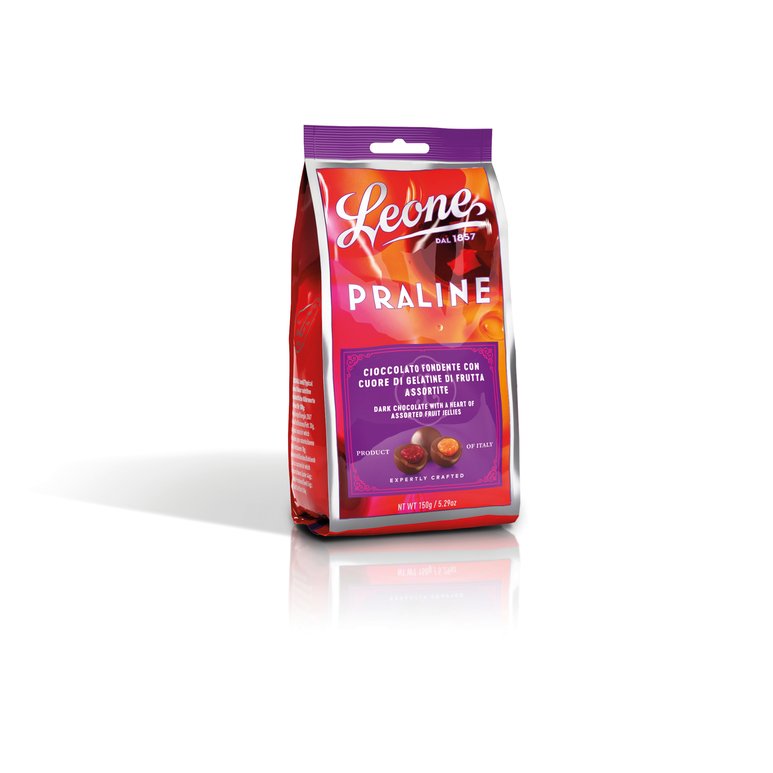 6 Sacchetti Praline Gelatine Frutta ricoperte cioccolato