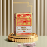 Mini espositore 18 scatolette Pastiglie Fragola 27g