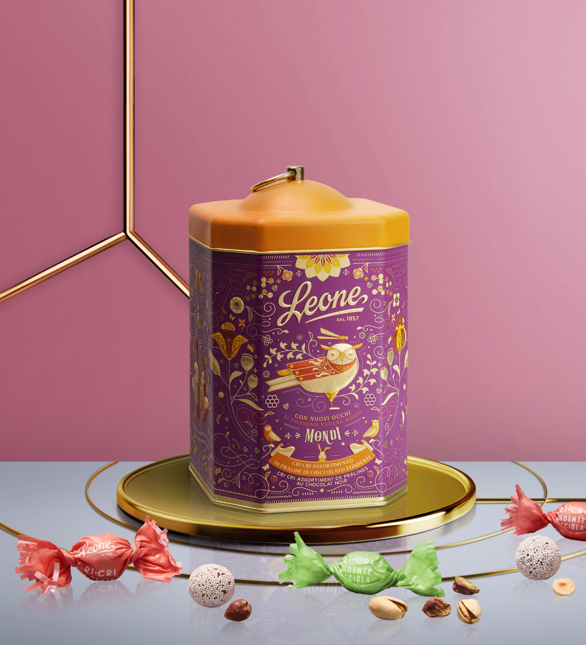 Latta Lanterna - Cri Cri fondenti assortiti (nocciola e pistacchio)