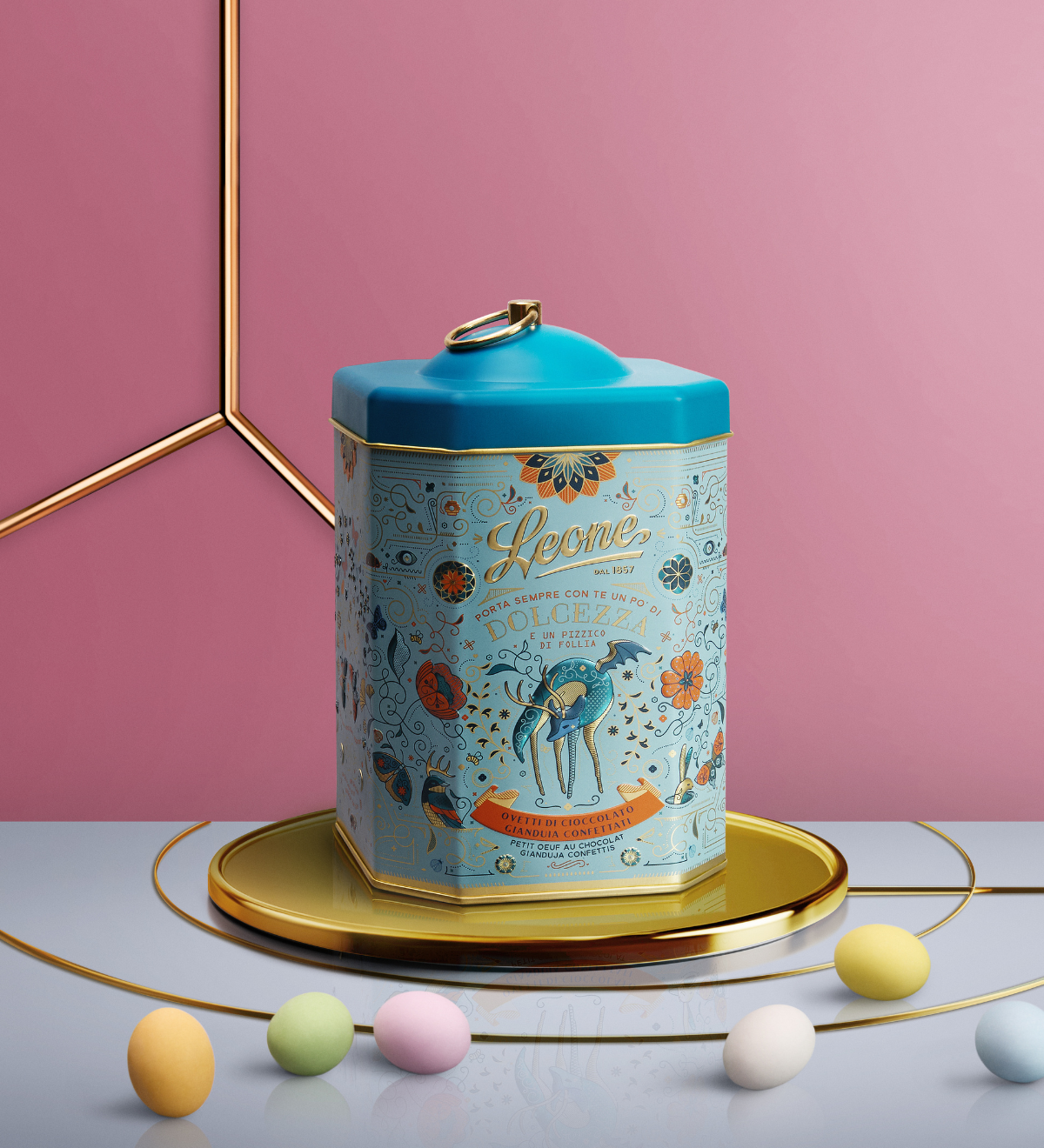 Latta Lanterna - Ovetti confettati gianduia