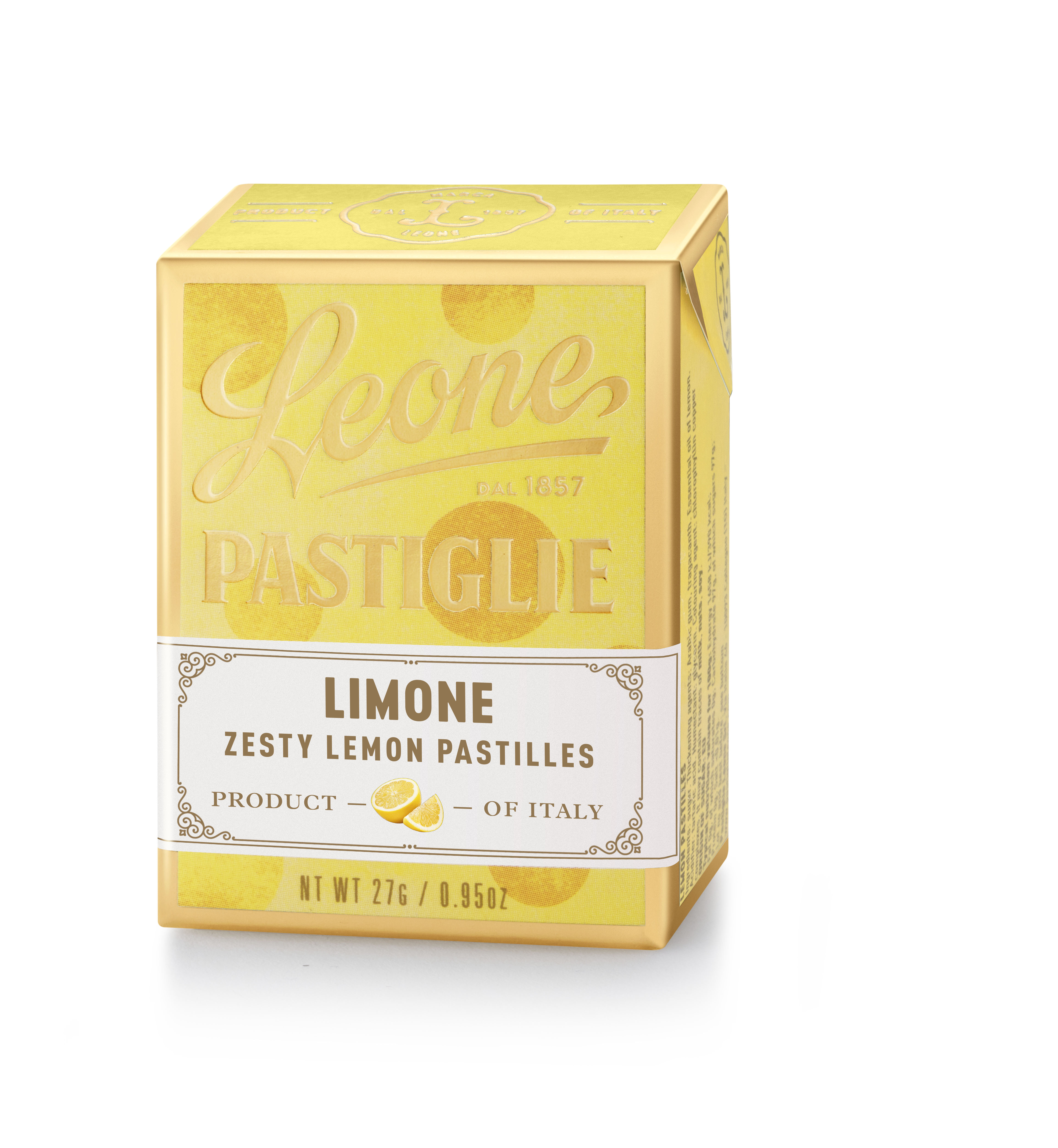 Mini espositore 18 scatolette Pastiglie Limone 27g