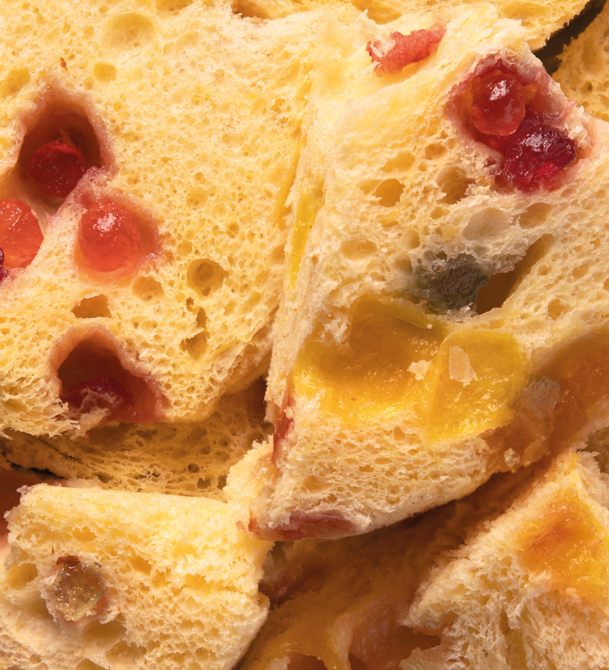 Colomba con gelatine di frutta