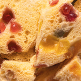 Colomba con gelatine di frutta