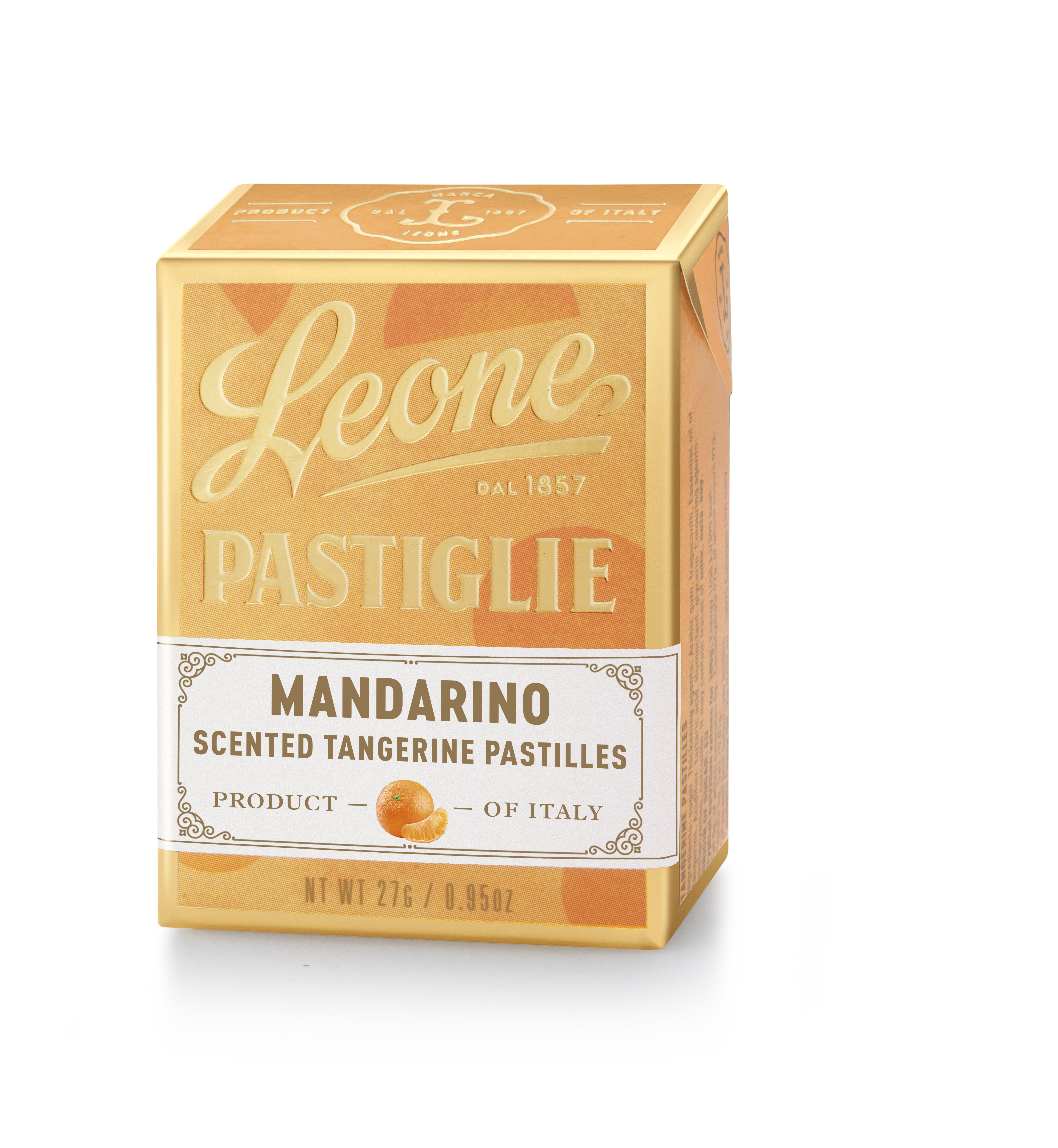 Mini espositore 18 scatolette Pastiglie Mandarino 27g