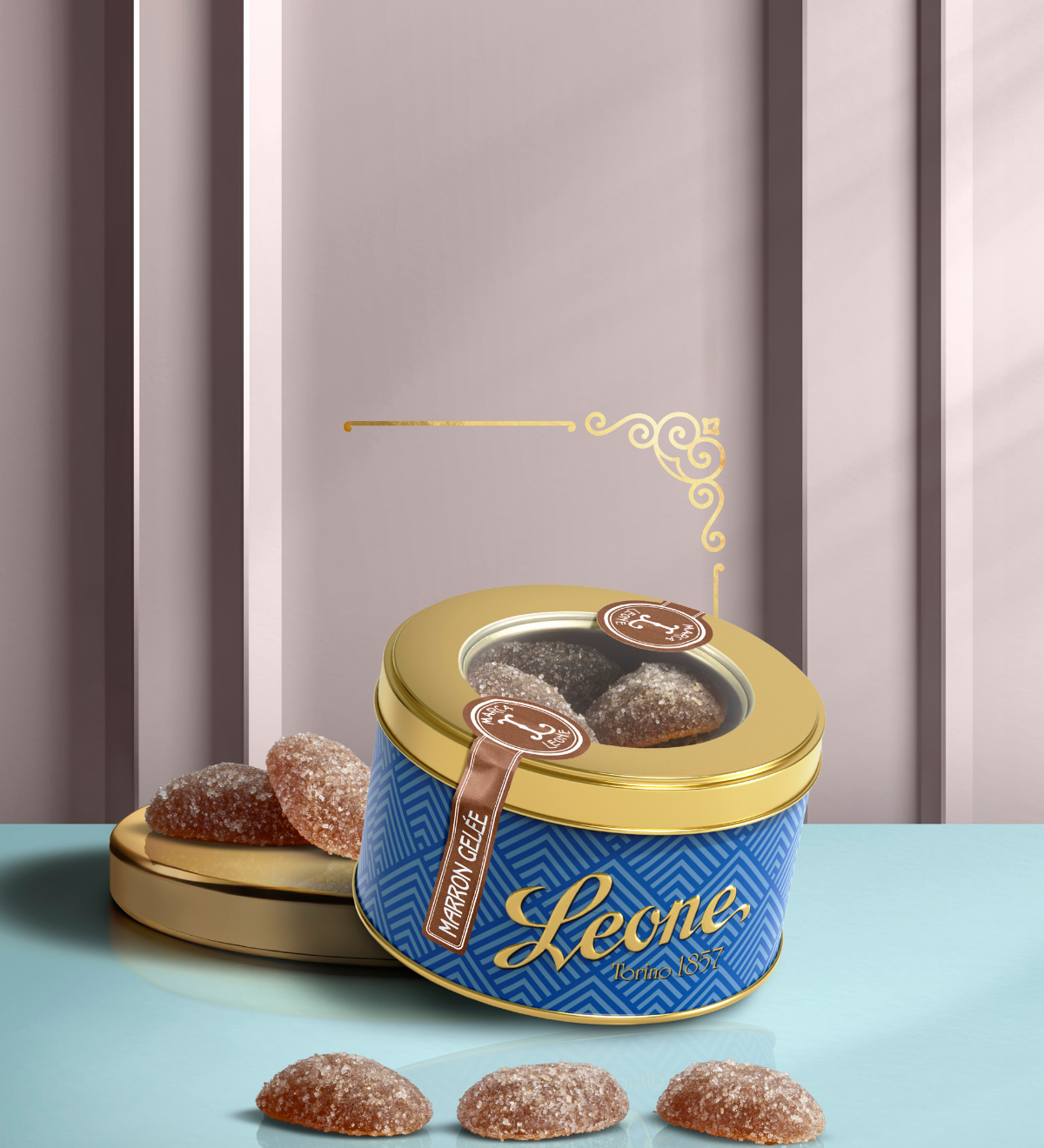 Tondino Gelatine Gourmet Marron Gelée
