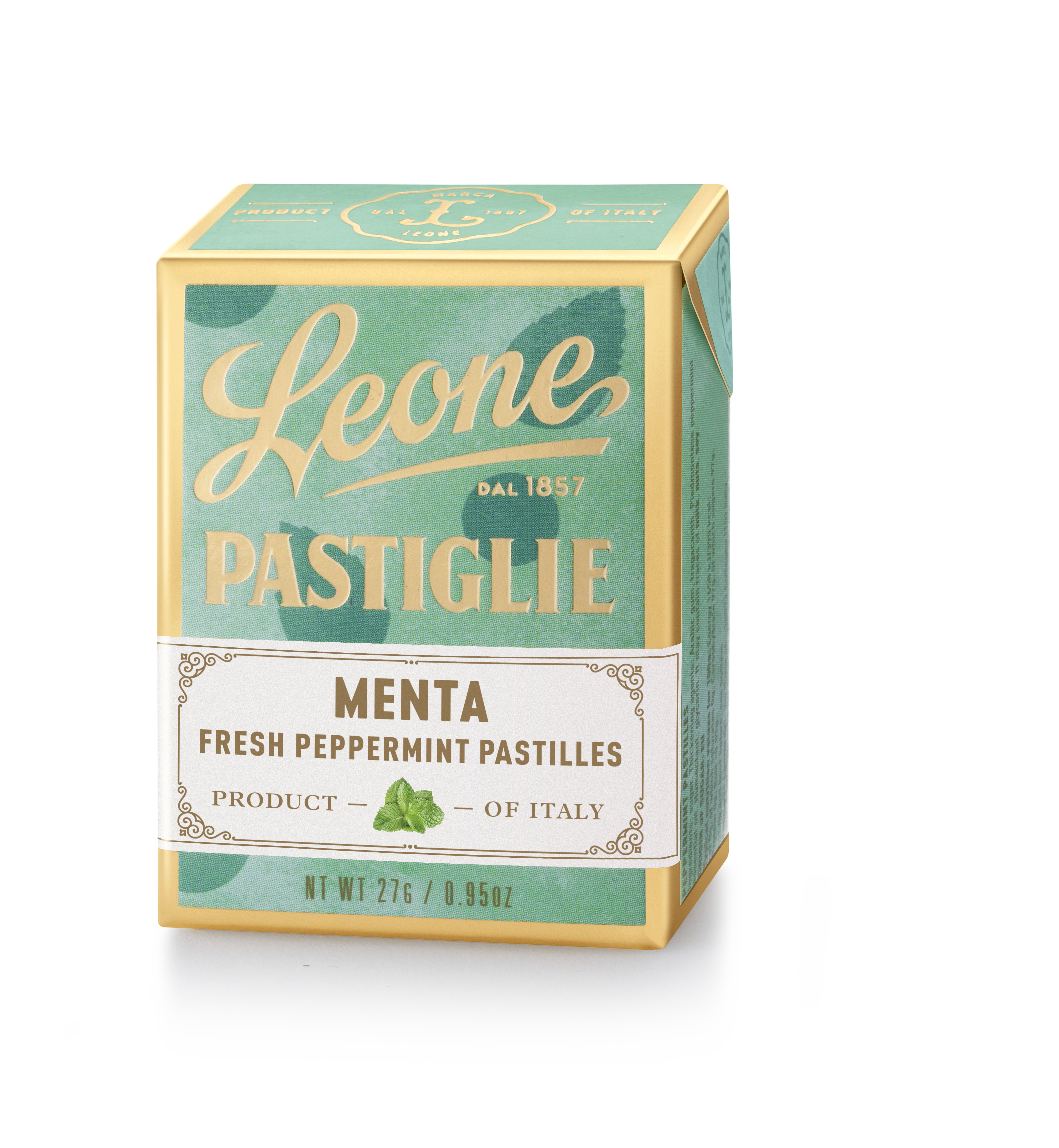 Mini espositore 18 scatolette Pastiglie Menta 27g