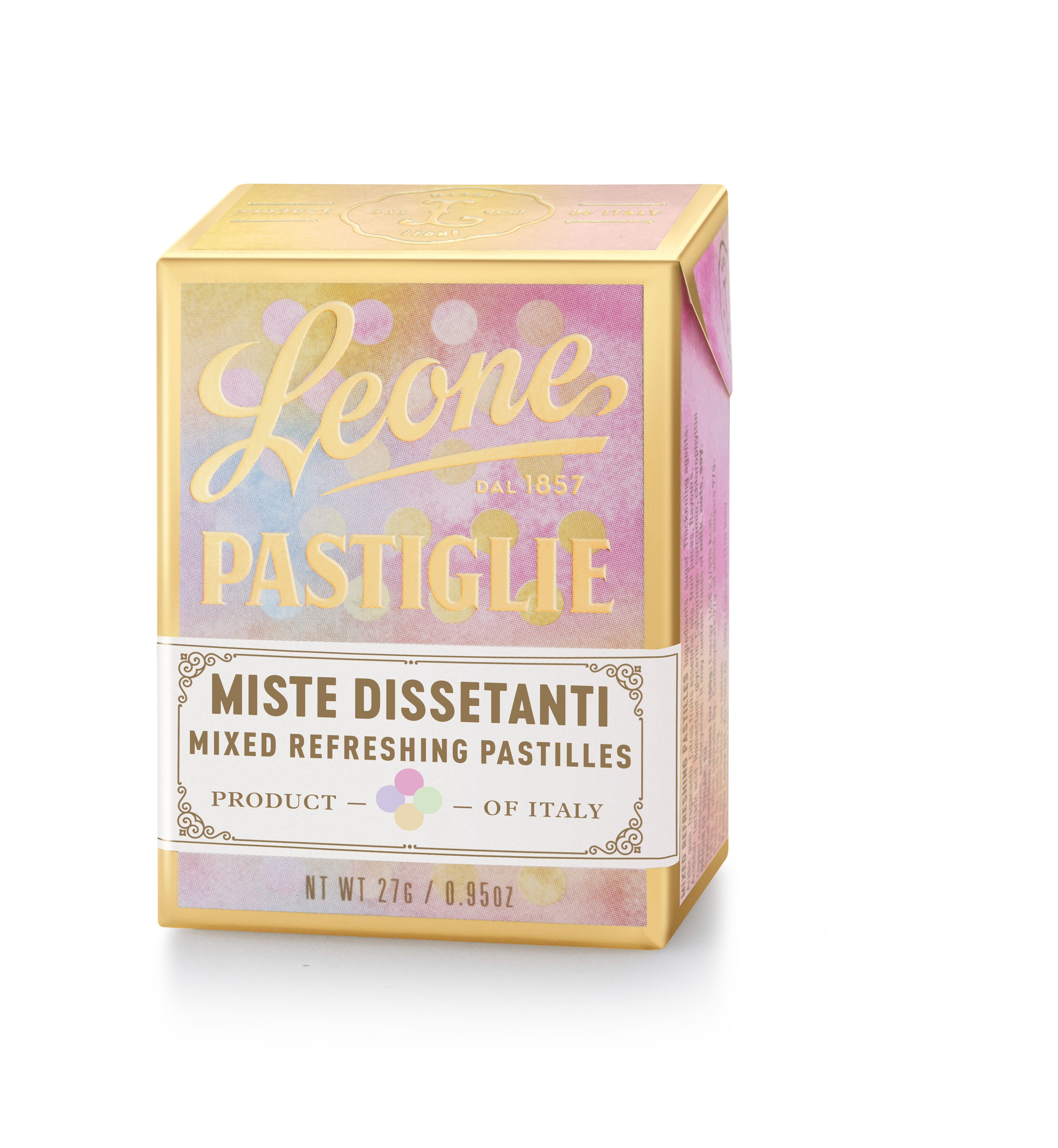 Mini espositore 18 scatolette Pastiglie Miste Dissetanti 27g