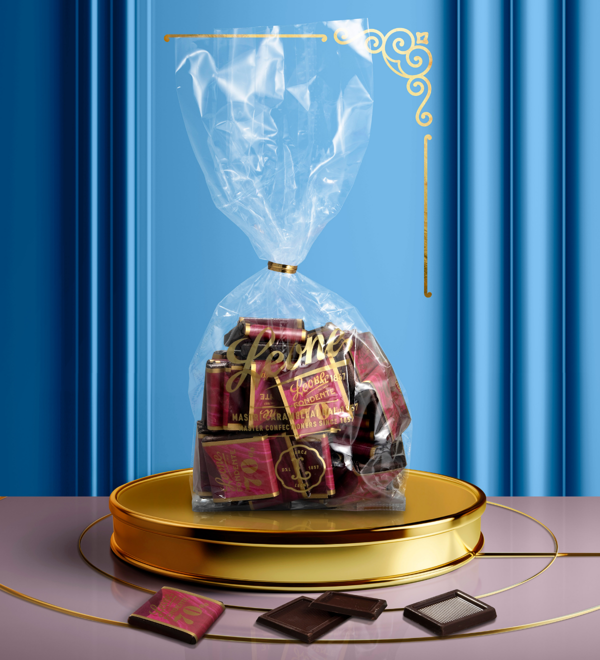Sacchetto Cioccolatini Napolitains fondente 70% 500g