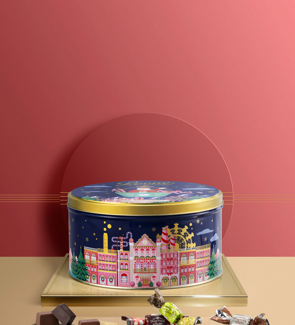 Latta Cappelliera con Cioccolatini Assortiti