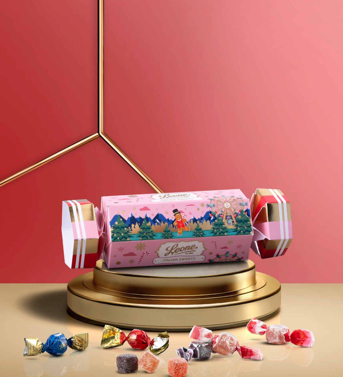 Confezione regalo Cracker con Gelatine e Praline assortite