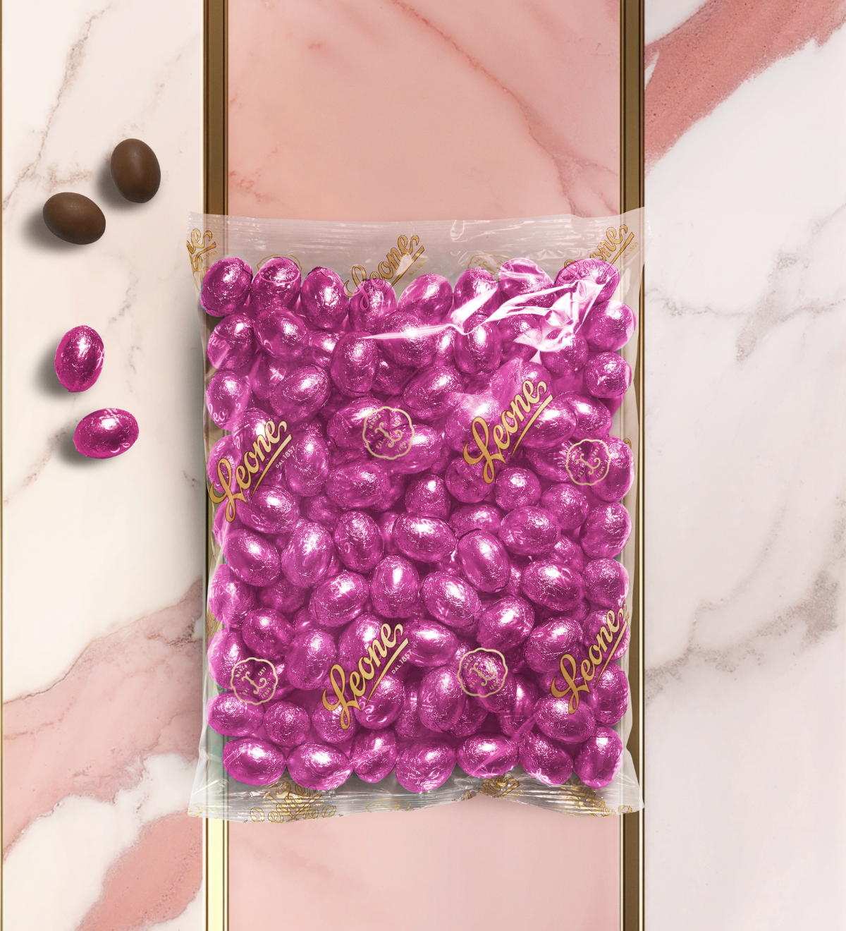 Sacchetto Ovetti ripieni cioccolato fondente 500g