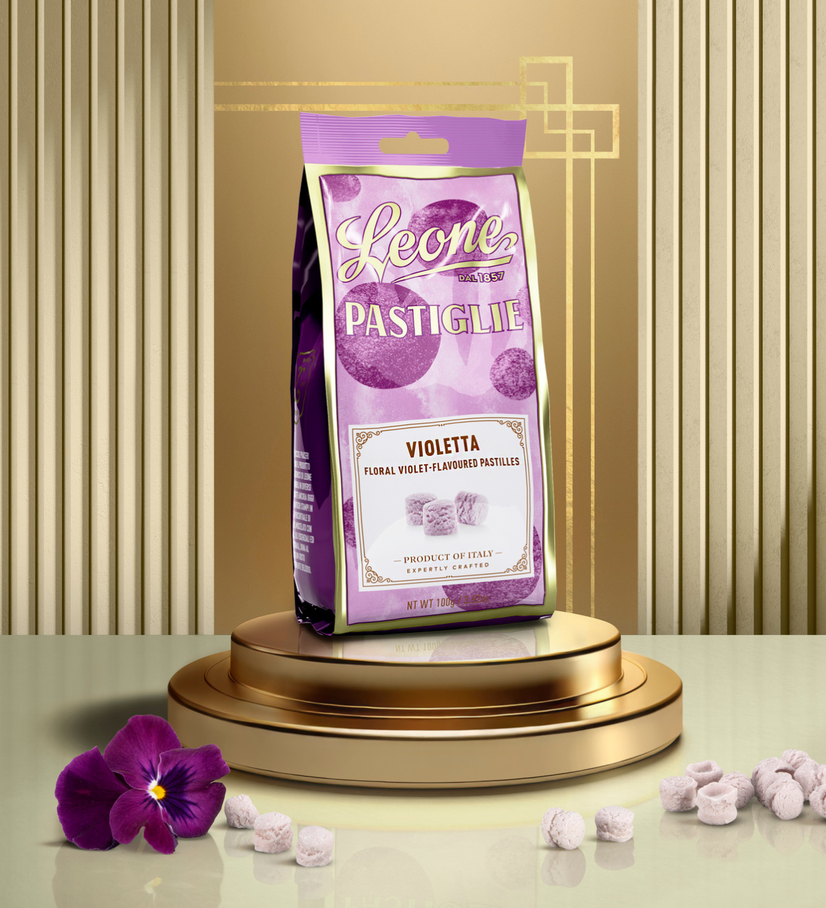 Sacchetto di Pastiglie alla Violetta da condividere