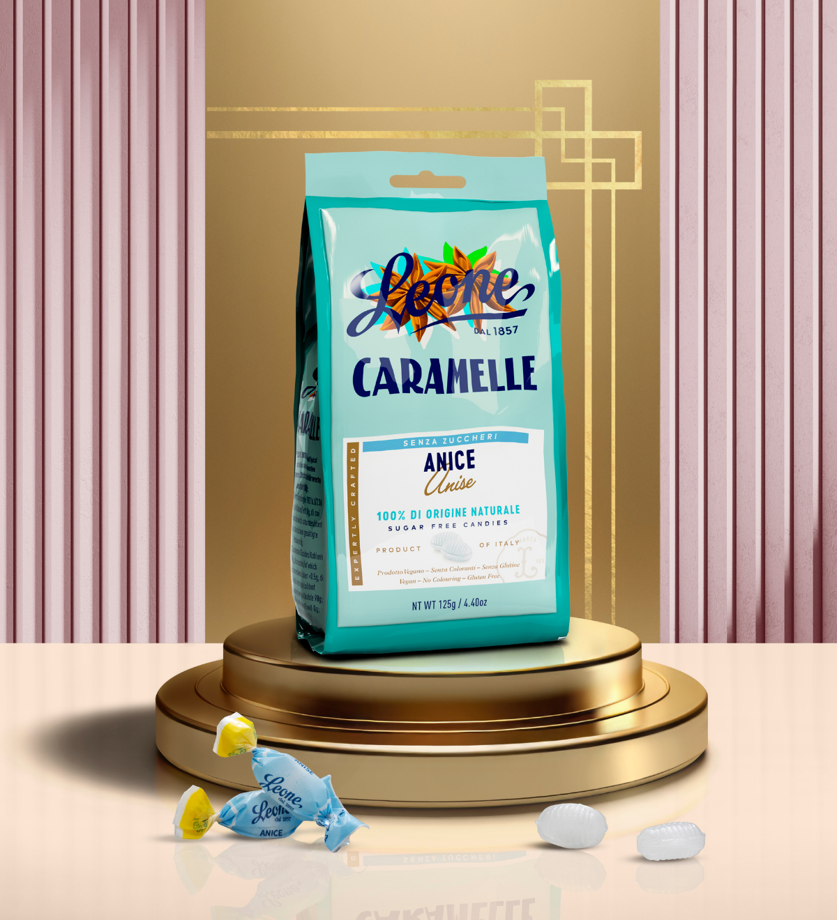 Sacchetto Caramelle Anice Senza Zuccheri