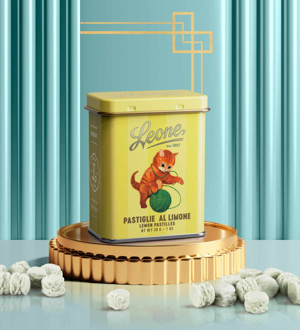 Lattina 30g "Teneri cuccioli" Pastiglie Limone