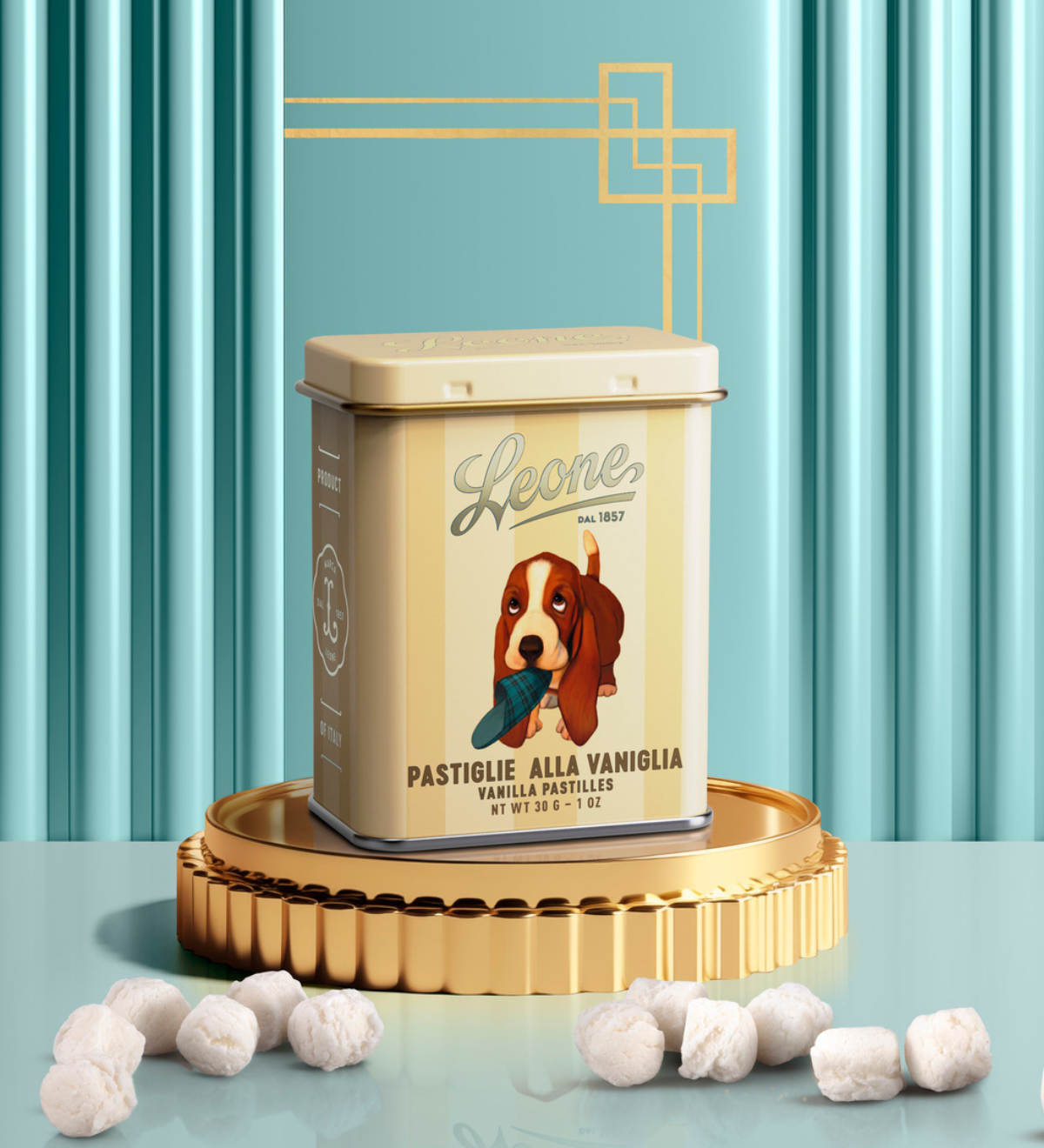 Lattina 30g "Teneri cuccioli" Pastiglie Vaniglia