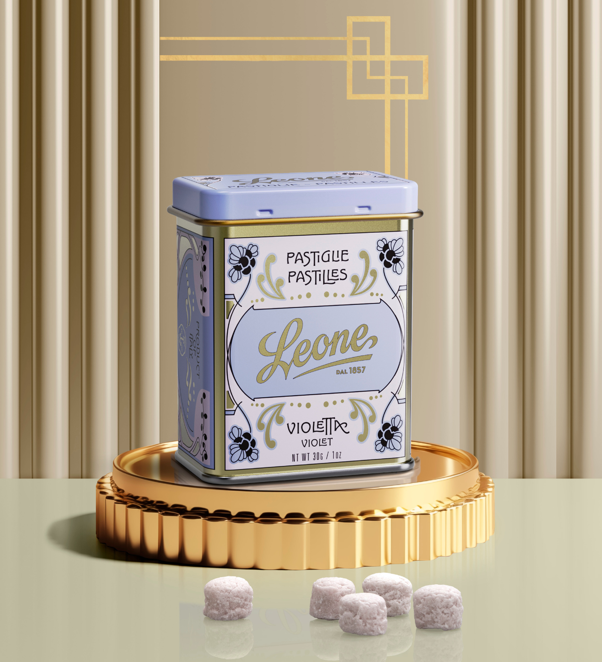 Lattina Classica Pastiglie Violetta