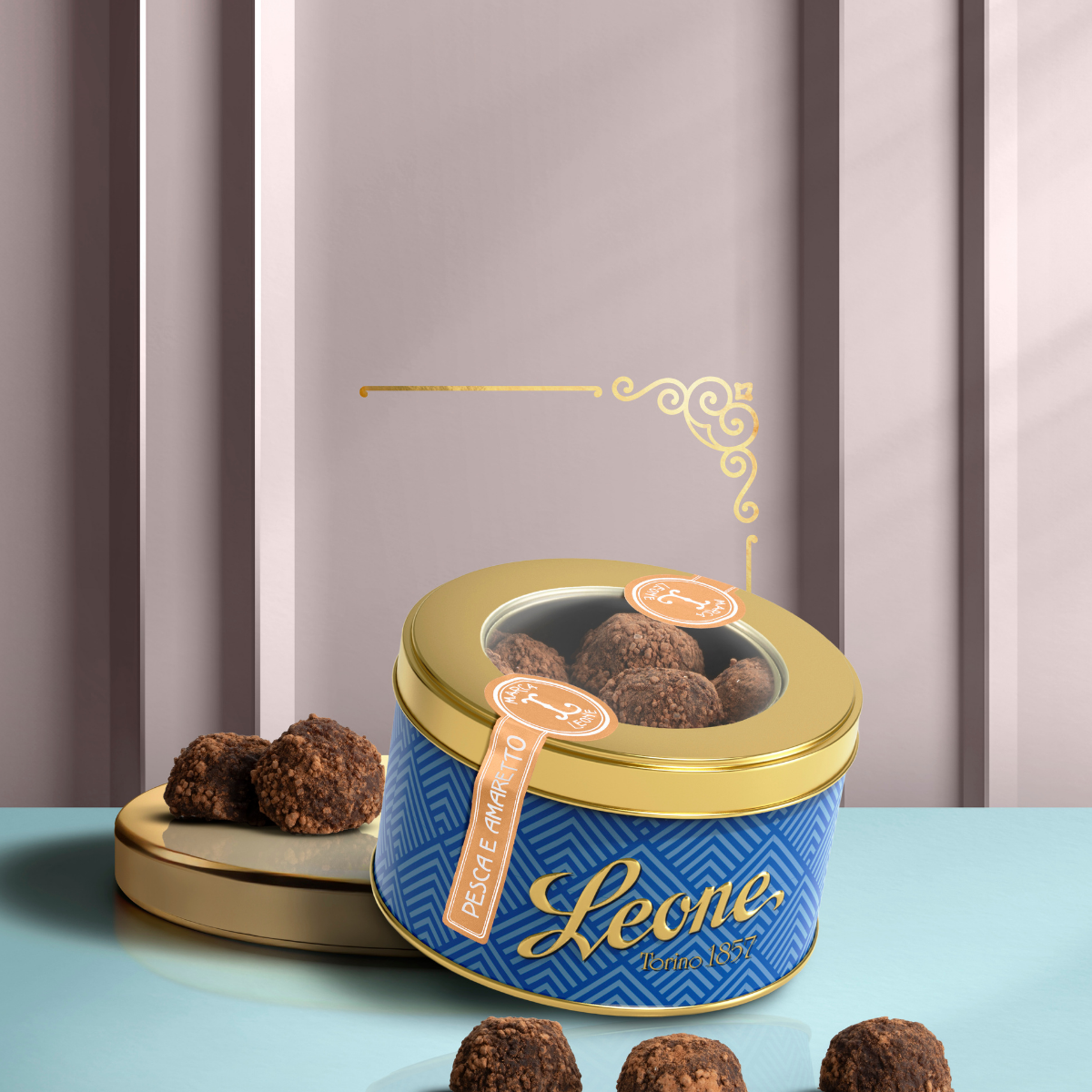 Tondino Gelatine Gourmet Pesca e Amaretto
