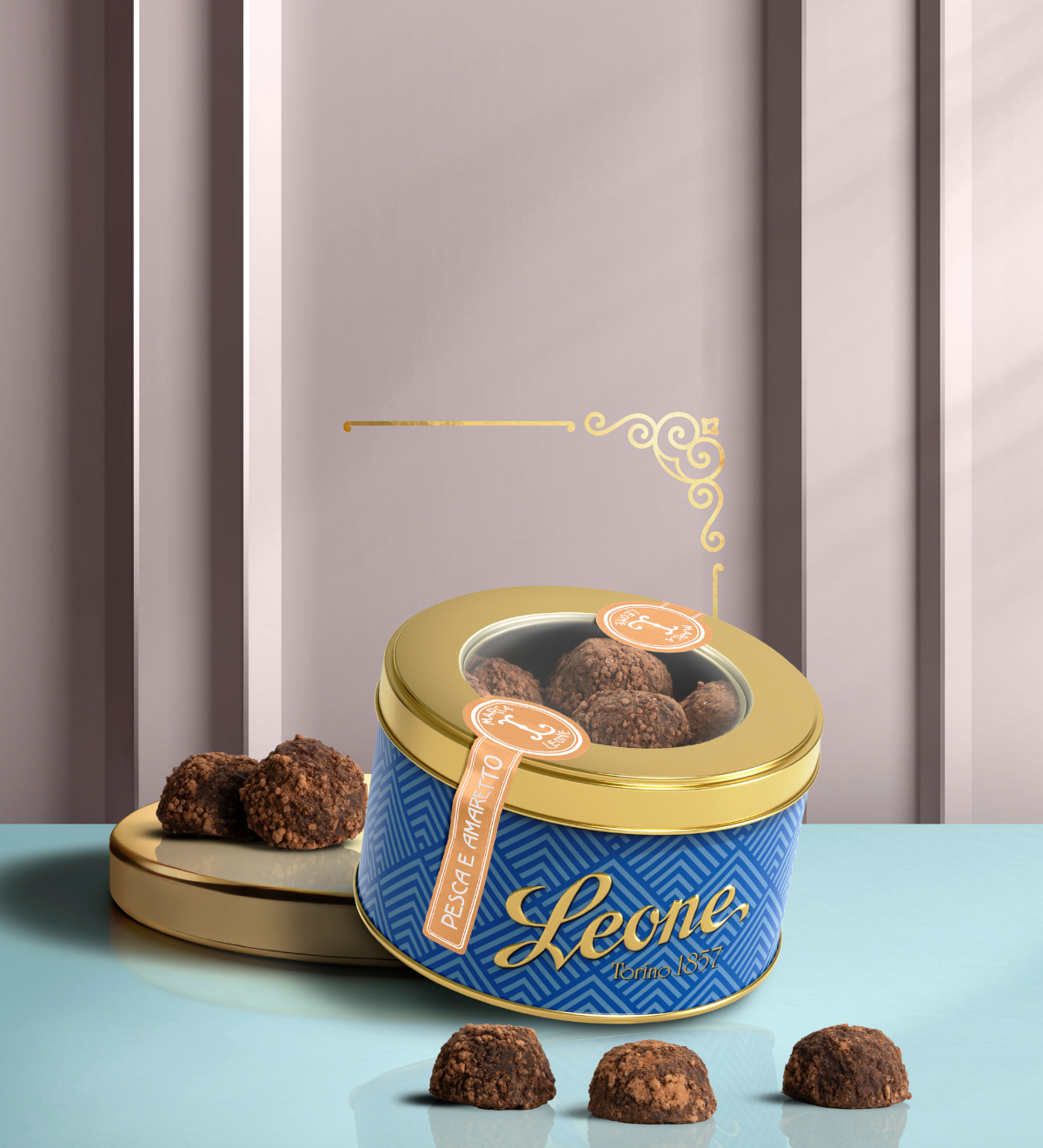 Tondino Gelatine Gourmet Pesca e Amaretto