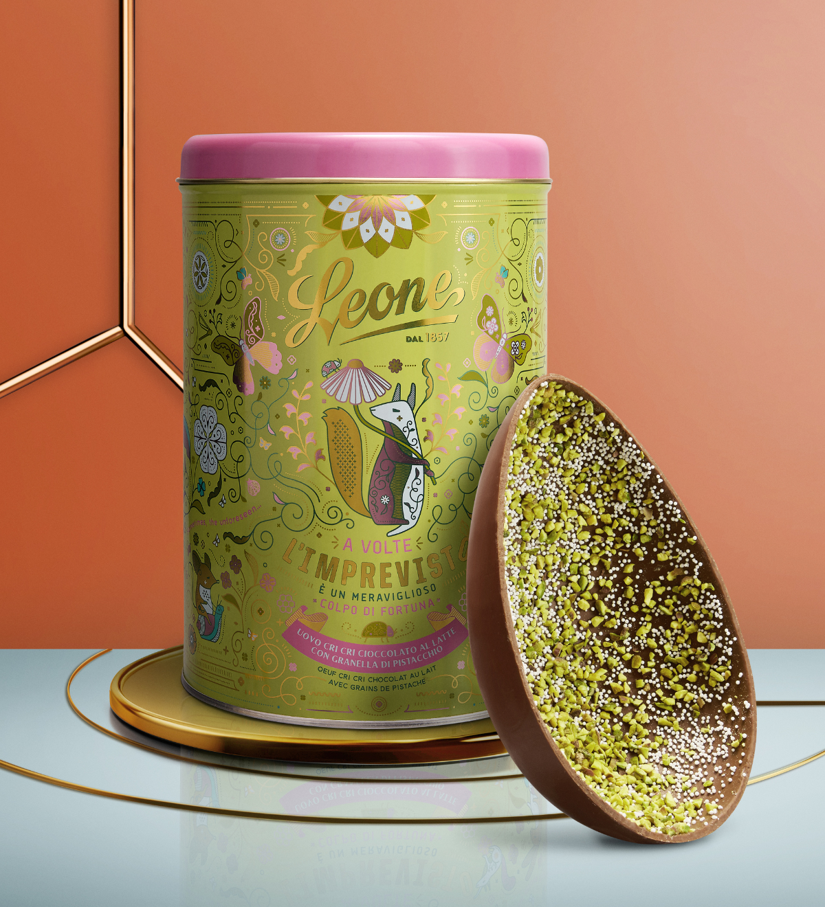 Uovo Cri Cri Pistacchio - Latte 40%