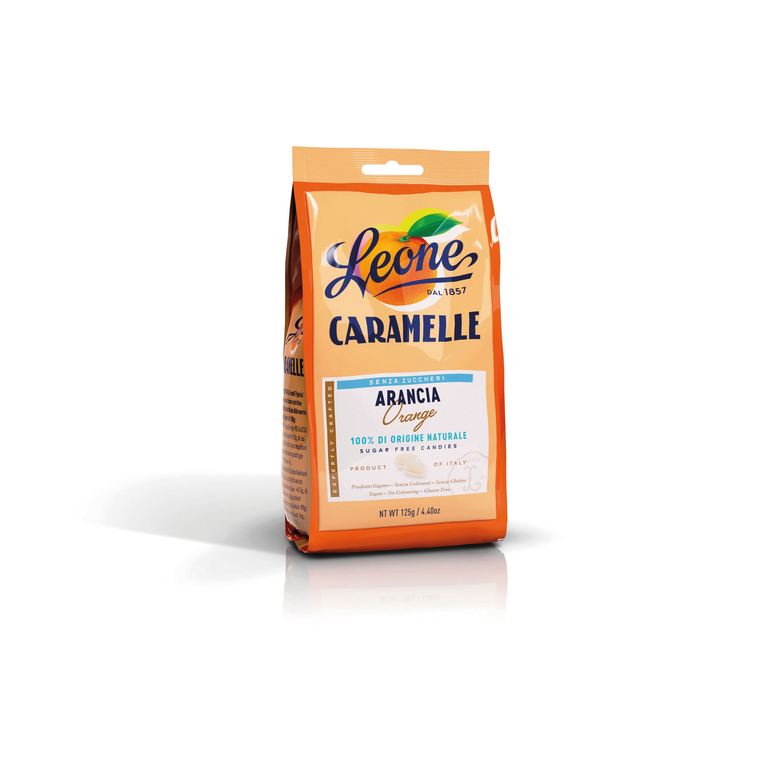 6 Sacchetti Caramelle Senza Zucchero Arancia